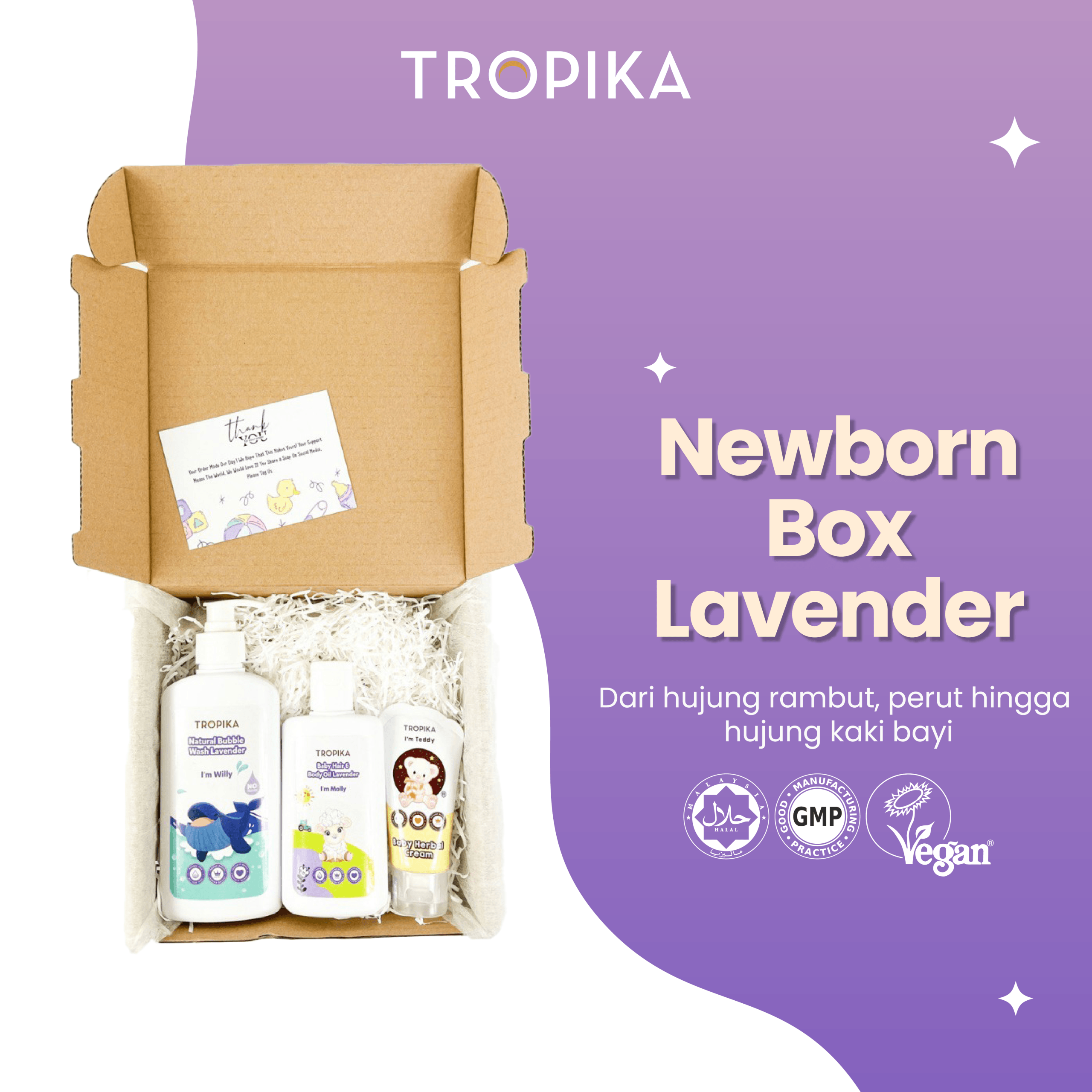 Newborn Box Lavender