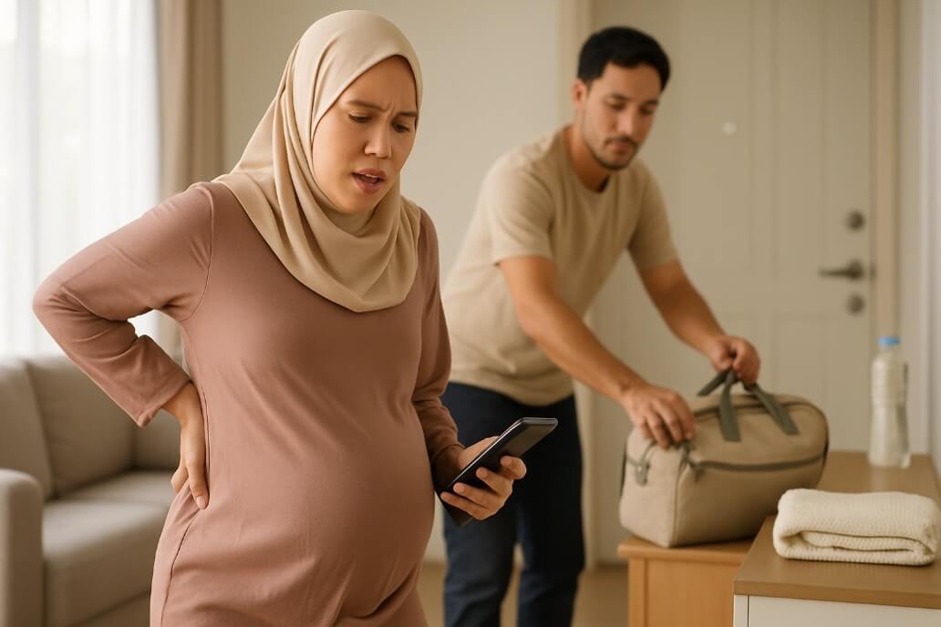 Tanda tanda bersalin untuk ibu kali pertama